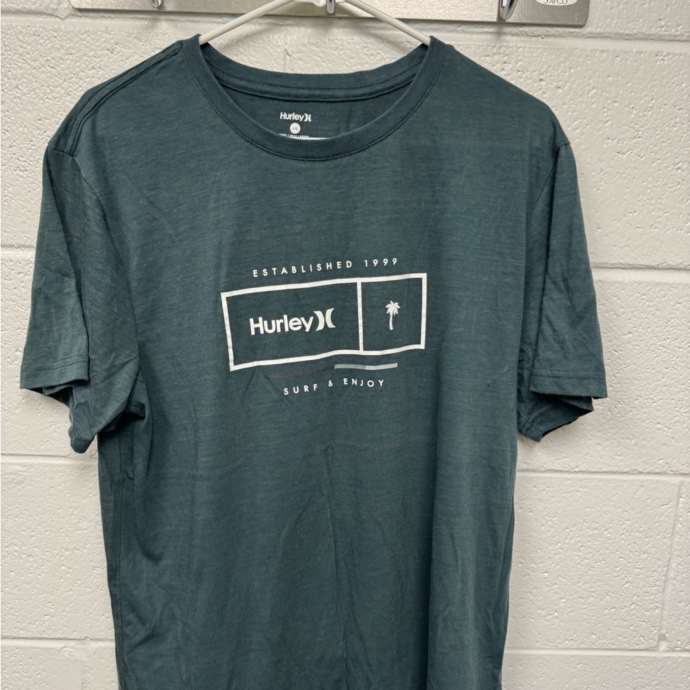 Hurley Men's Teal Graphic Tee
